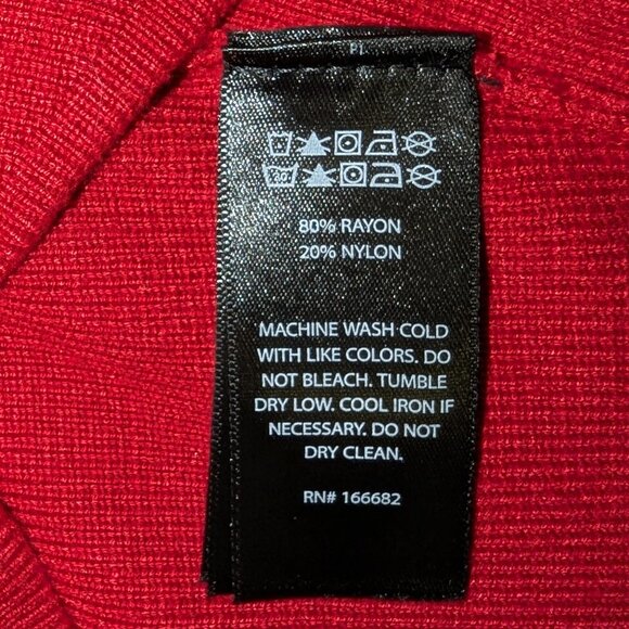 NWT House Of Harlow 1960 | Corset Cropped Red Knit Sweater Square Neck | Size XS - Picture 6 of 9